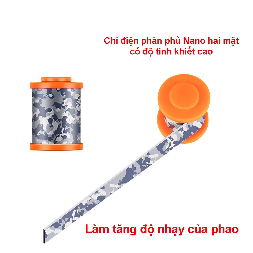 Chì lá câu đài tàng hình cao cấp không bẩn tay an toàn và thân thiện với môi trường