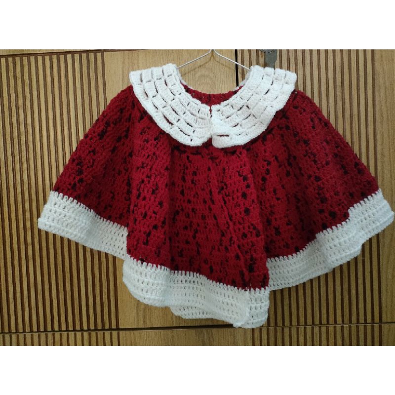 Áo choàng Noel cho bé gái từ 2-6 tuổi
