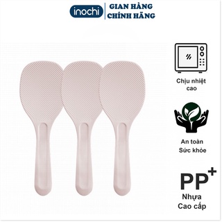 Muỗng Xới Cơm Chống Dính ,Thìa Xới Cơm Đế Đứng Sendai inochi Cao Cấp Tiêu Chuẩn Nhật Kháng Khuẩn