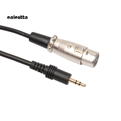 Dây Cáp Chuyển Đổi 10Ft 1 / 8 Inch 3.5mm Male Sang XLR 3 Pin Female Cho Micro