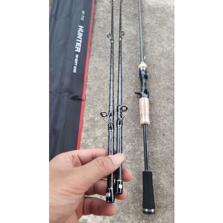 Cần câu lure xoắn X toàn thân hunter siêu bạo lực