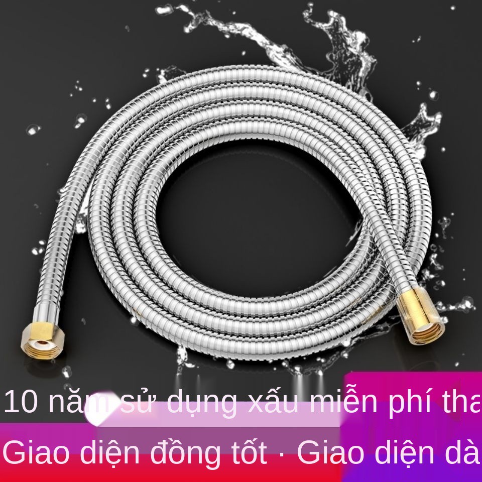 vòi sen vòi sen vòi inox phụ kiện máy nước nóng phòng tắm mở rộng vòi sen vòi phun mưa đa năng ống chống cháy nổ