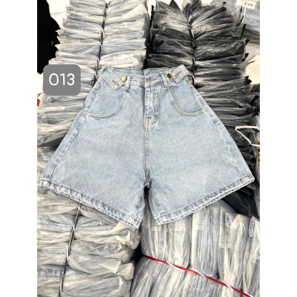 [GIÁ HUỶ DIỆT] Quần Short Jeans Ngố Cạp Cao Dáng Hàn Quốc Ulzzang (toàn bộ ảnh thật)