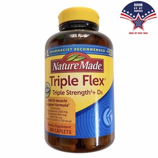 Viên Uống Triple Flex Nature Made Chính Hãng Của Mỹ, 200 viên