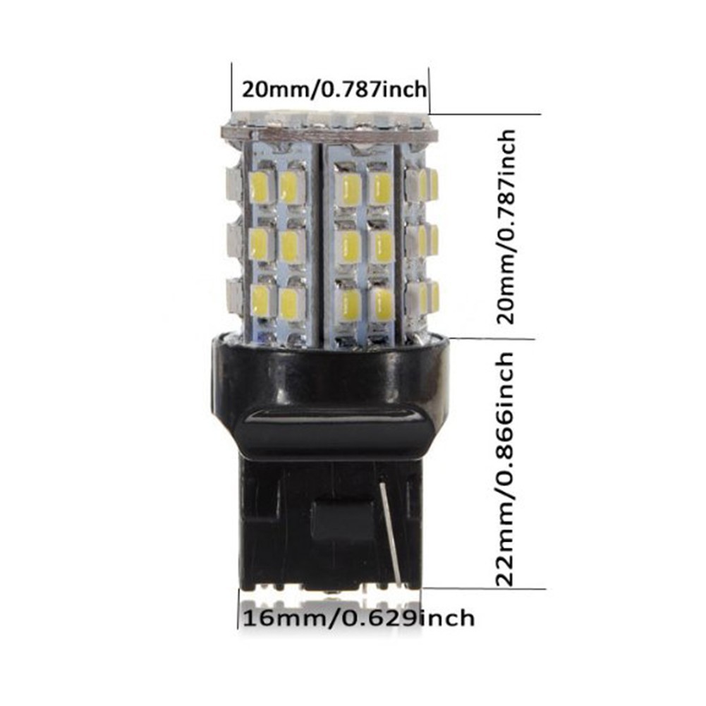 Đèn Led T20 7440 Dùng Thay Thế Đèn Ô Tô, Xe Máy, Xi Nhan, Báo Rẽ, Chiếu Hậu,... 64 Mắt Chip 1206