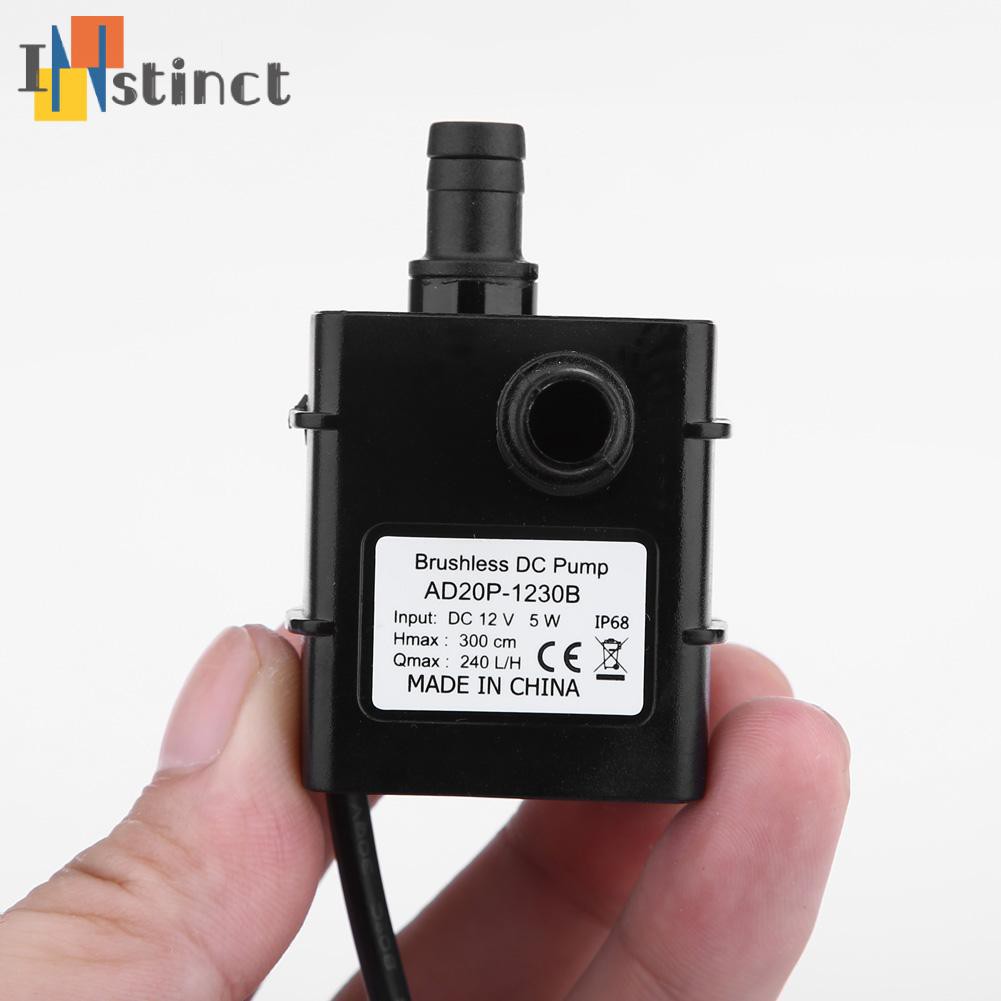 Máy Bơm Nước Mini Dc12V Không Chổi Than
