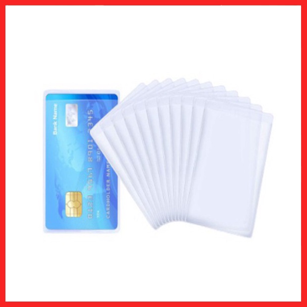12.12 Bọc Thẻ Căn Cước - Túi Nhựa Bọc Thẻ ATM, Bằng LX Các Loại Không Thấm Nước