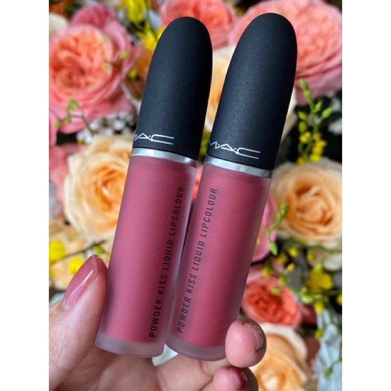 Son kem lì siêu mềm môi MAC Powder Liss Liquid LipcolourK 988 A Little Tamed - Màu Hồng Đất 5ml