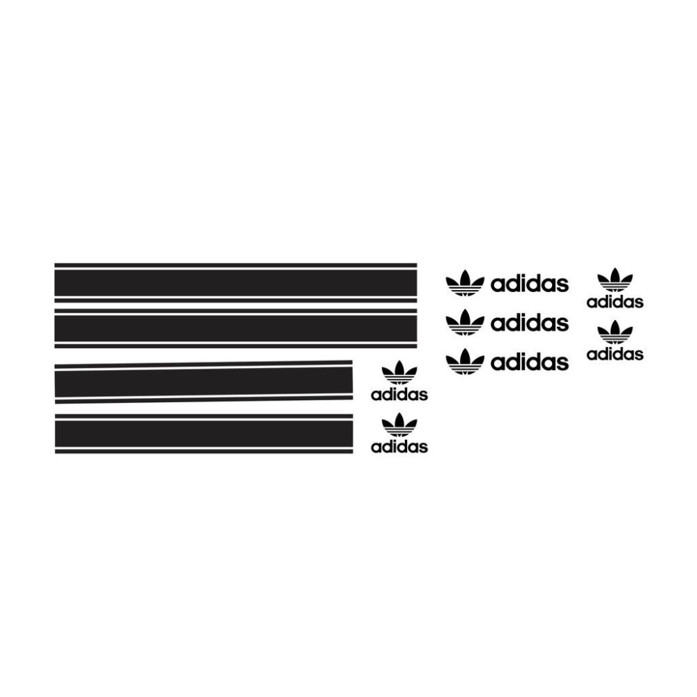 Tem chỉ ADIDAS Dán xe Sh 2012 -2021 cực đẹp &lt; Tem 3 Lớp&gt;
