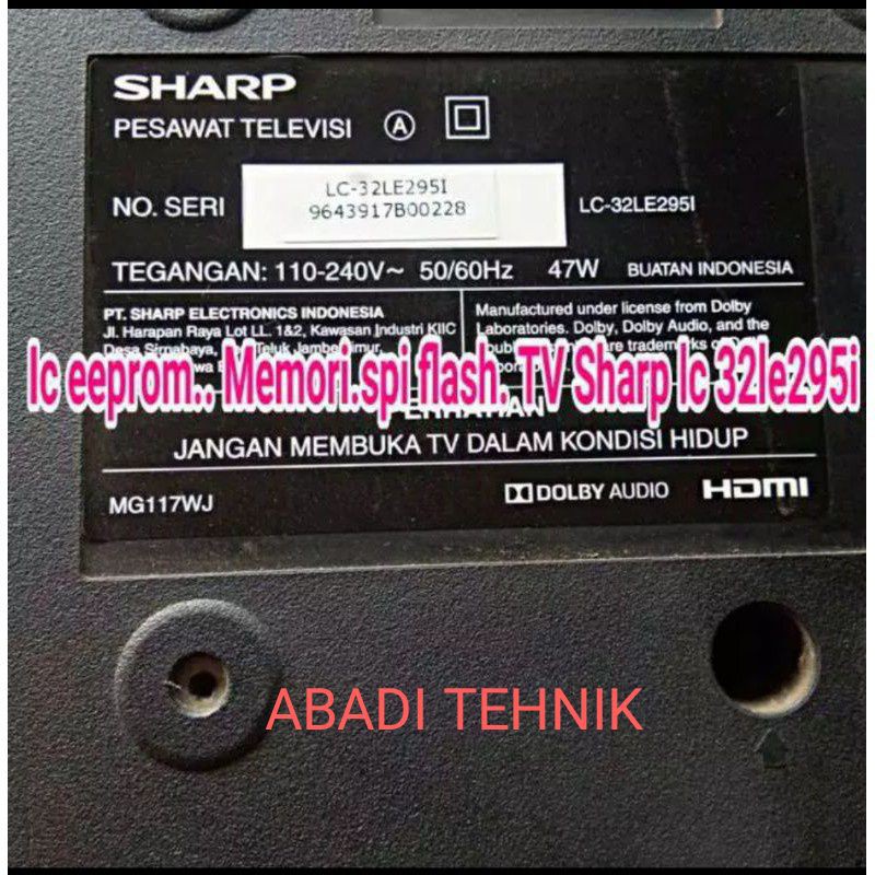 Thẻ Nhớ Sharp Lc-32le295i Led Tv Ic Eprom