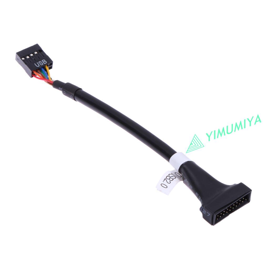 YI USB 3.0 20 Pin Male to USB 2.0 9 Pin Motherboard Female Cable | WebRaoVat - webraovat.net.vn