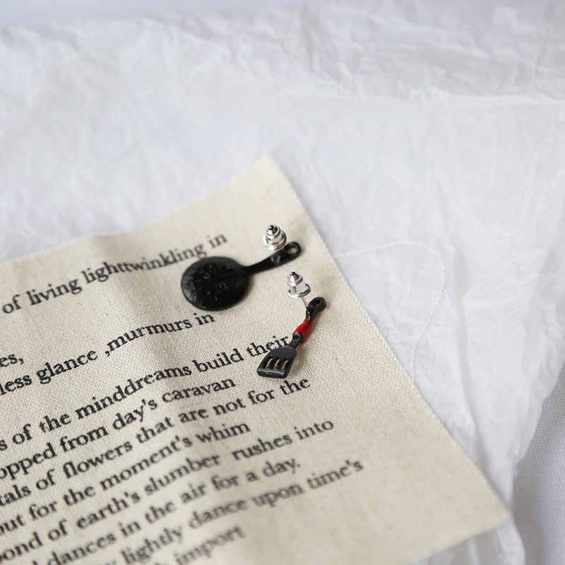 Khuyên Tai Hình Trứng Chiên Ngộ Nghĩnh Cho Nữ A344