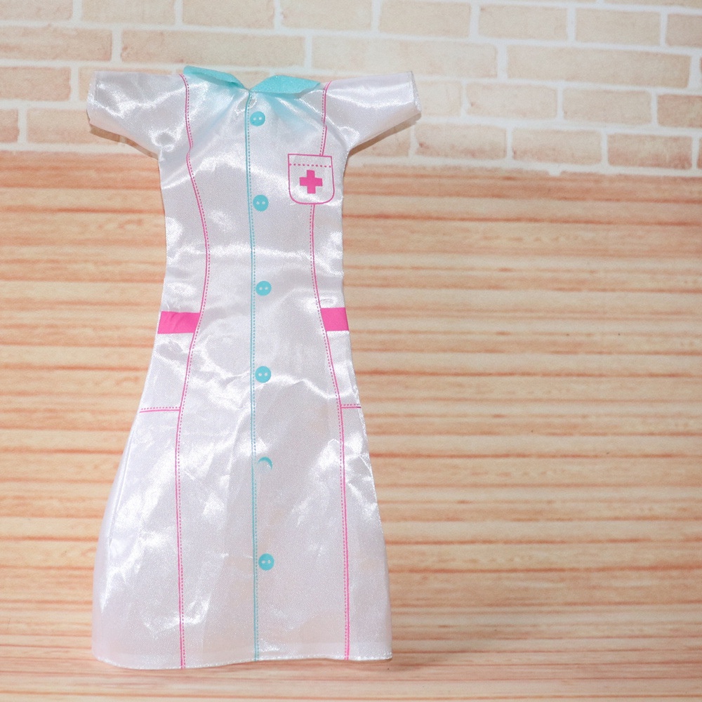 Set đồ y tá bác sĩ cho búp bê barbie phụ kiên búp bê ANDATOY AD974