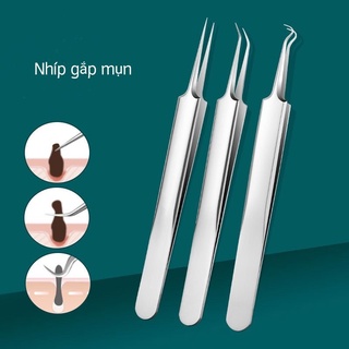 Nhíp gắp mụn,nhíp gắp mụn 3 mẫu chuyên dụng