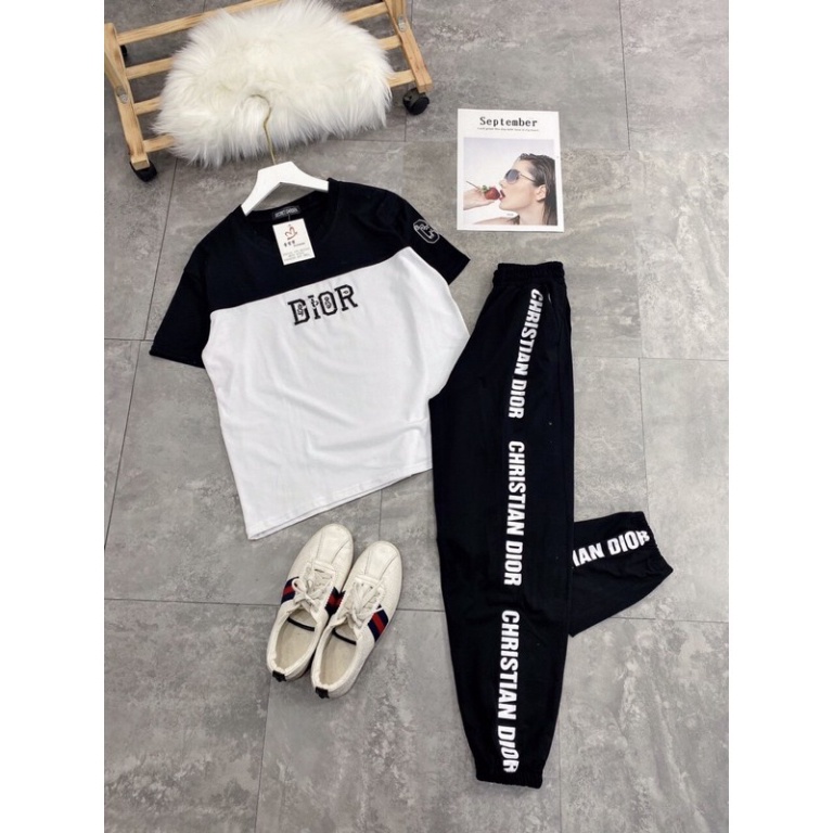 Bộ Thể Thao Thêu Chữ DI.Or xả lỗ