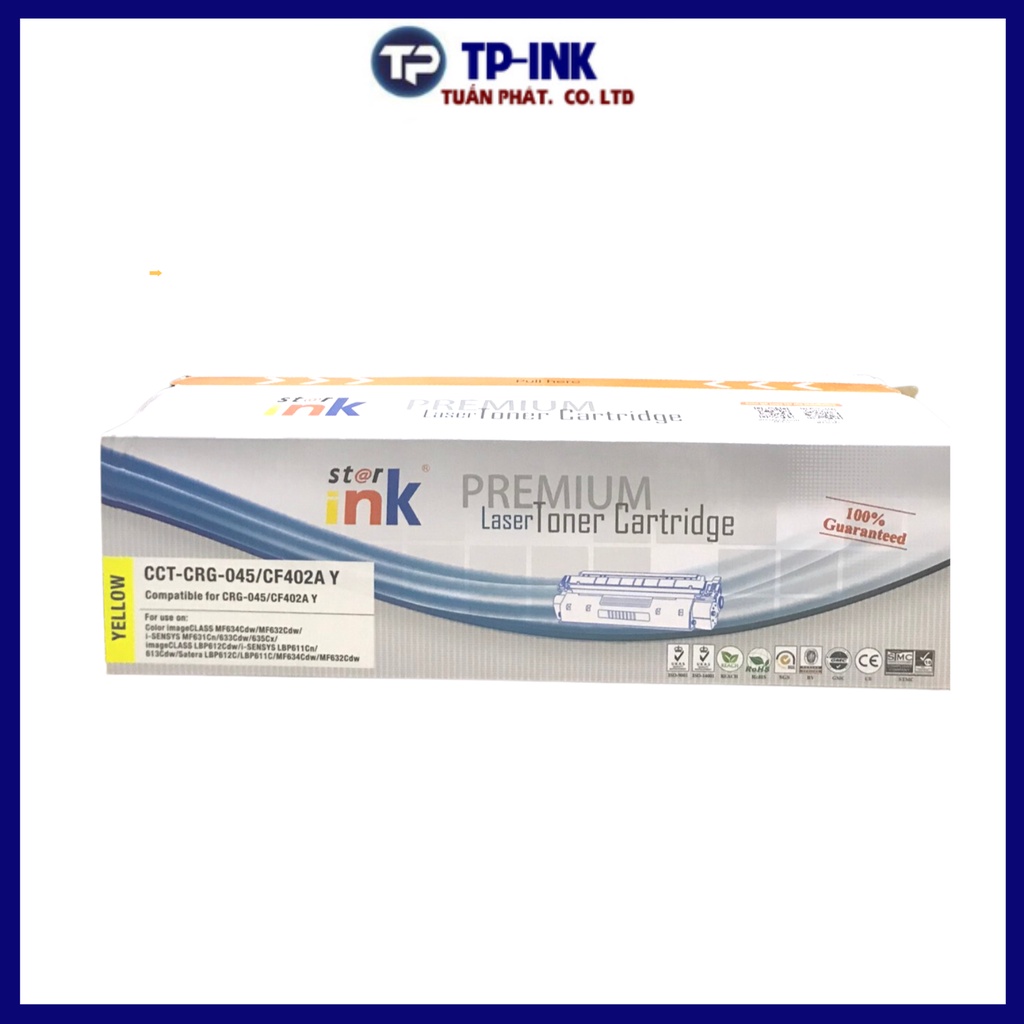Hộp mực in Laser màu StarInk 045 dùng cho máy LBP 611CN, LBP 613CDw, MF 631Cn,MF 633CDw.