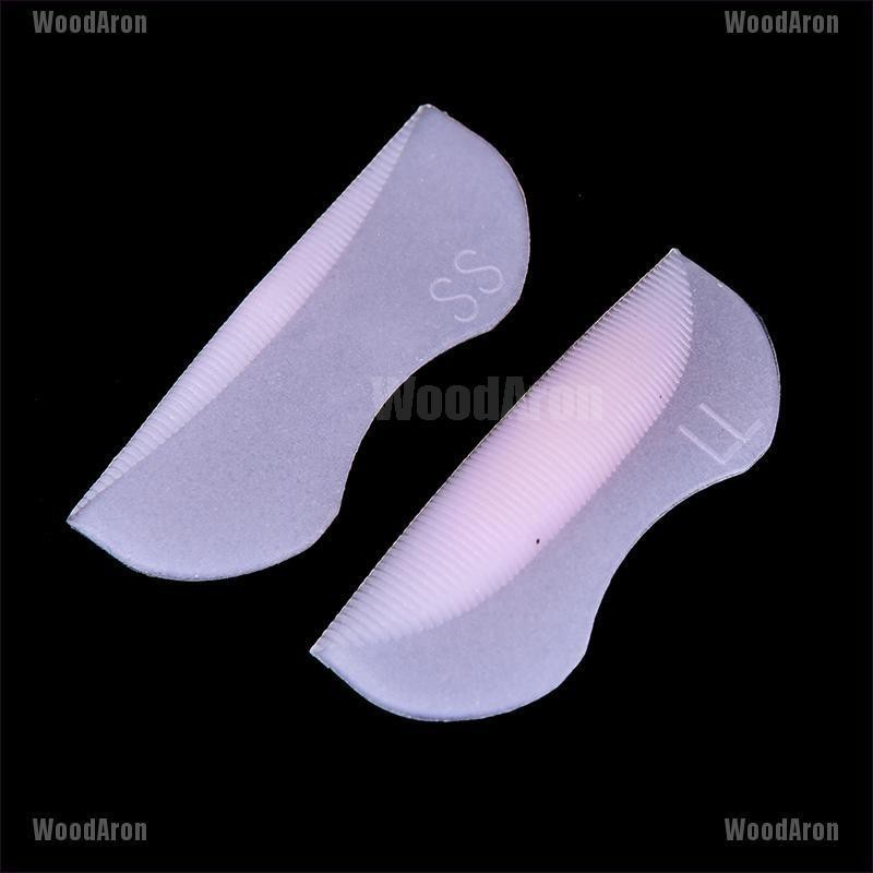 Bộ 10 miếng đệm hỗ trợ uốn cong lông mi bằng chất liệu silicone