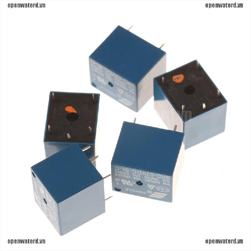 Set 5 Rơ Le 3v Mini Srd-3Vdc-Sl-C Pcb Chuyên Dụng