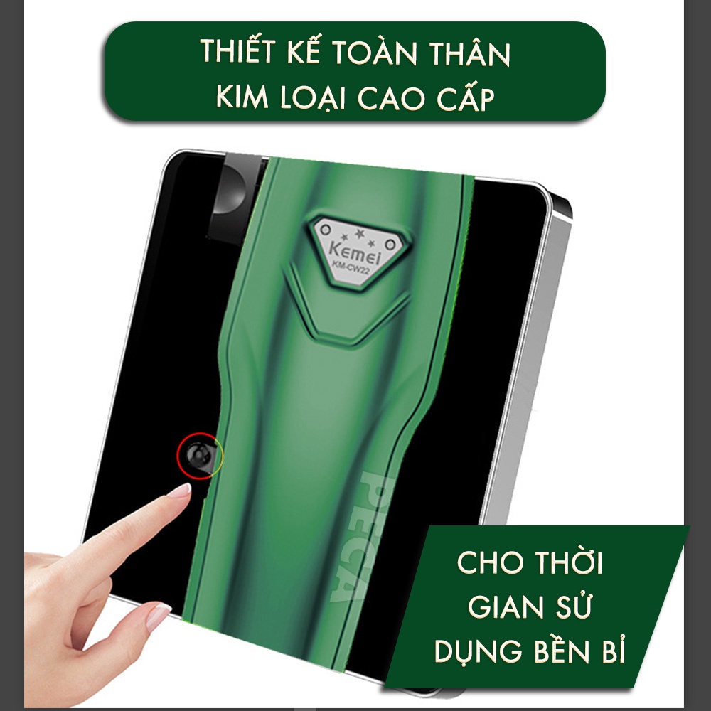 Tông đơ thú cưng điện Kemei KM-CW22 kèm theo kéo,dũa móng, lược trọn bộ tiện lợi, có thể cắt cho chó, mèo... - hàng phân