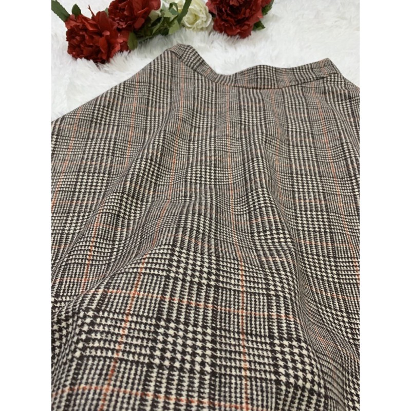 CHÂN VÁY DẠ KẺ DÁNG A, XÒE NHẸ CỰC XINH XẮN - ĐỦ SIZE - CAM KẾT GIỐNG HÌNH | BigBuy360 - bigbuy360.vn