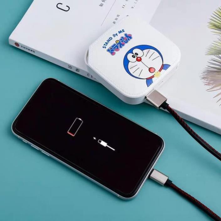 Sạc Dự Phòng Power Bank Siêu Cute Hoạt Hình 3D - Pin Chuẩn 8000mAh Sạc An Toàn Bảo Vệ Điện Thoại Tương Thích Mọi ĐT