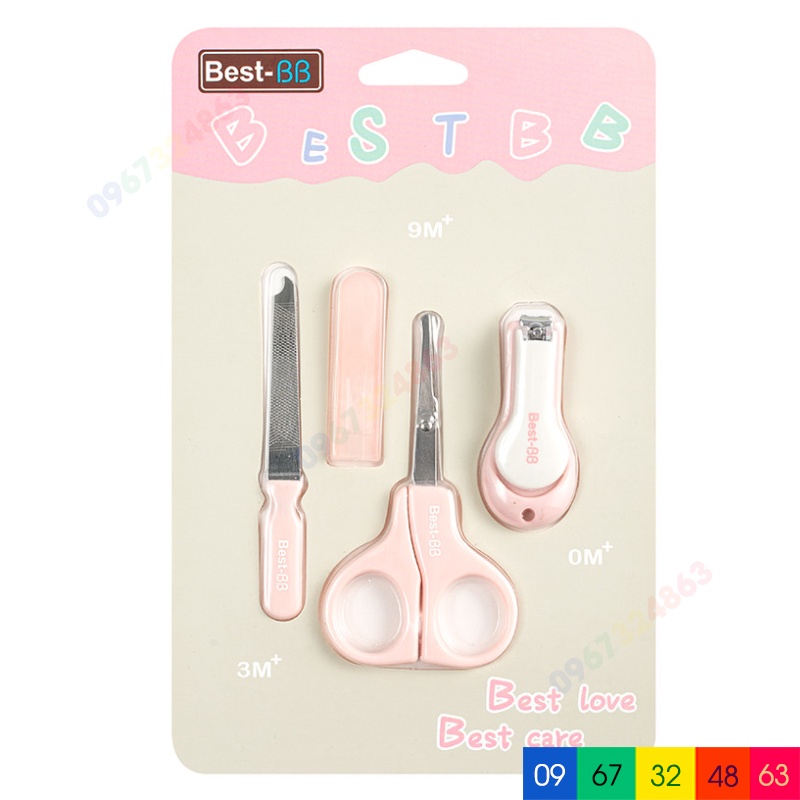 Bấm móng tay BEST BB CAO CẤP 4 MÓN cho bé