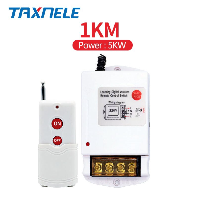 Máy Bơm Nước Công Nghiệp Không Dây Điều Khiển Từ Xa Thông Minh Công Suất Cao 1km 3km 5km 220V
