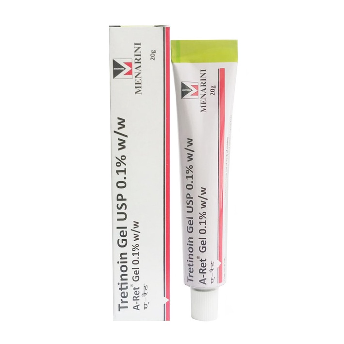 Tretinoin Aret 0.1 / 0.05 / 0.025 - Gel Ngăn Ngừa Lão Hóa, Giảm Mụn 20g - Tre Aret Ấn Độ