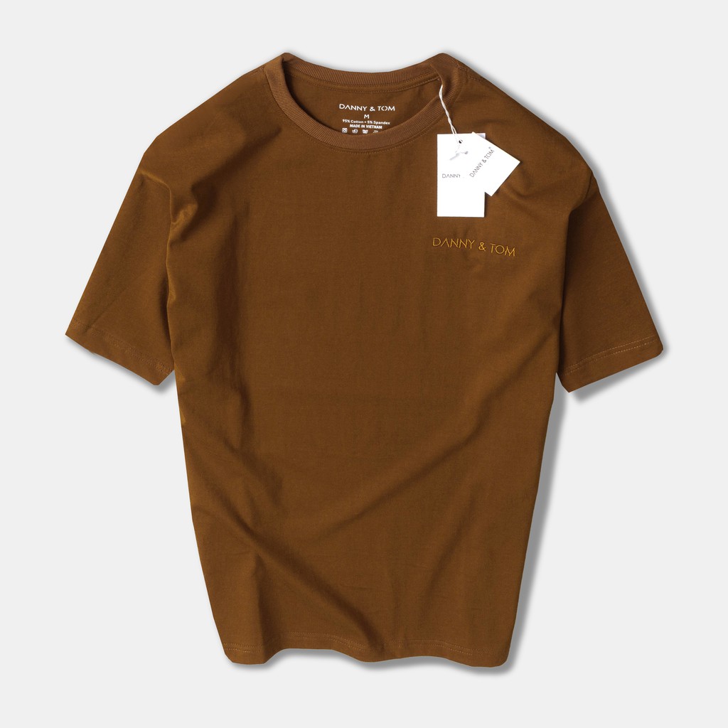 Áo Thun Nam Cổ Tròn Danny & Tom Vải Cotton Dày Dặn Form Rộng Unisex DN02 | BigBuy360 - bigbuy360.vn