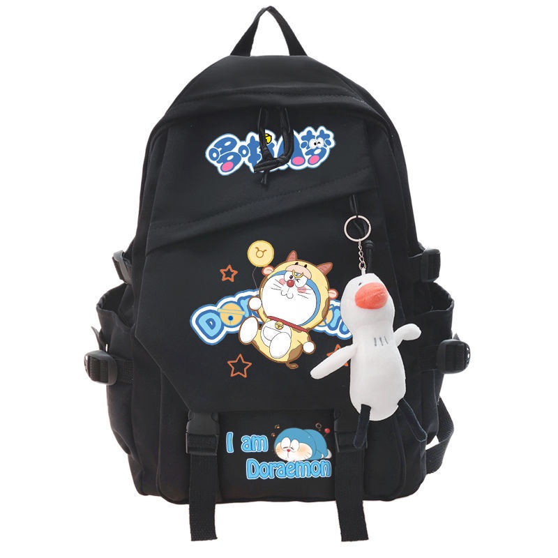 Ba Lô Đi Học Sức Chứa Lớn Họa Tiết Doraemon Phong Cách Nhật Bản Dành Cho Bé Lớp 3-6