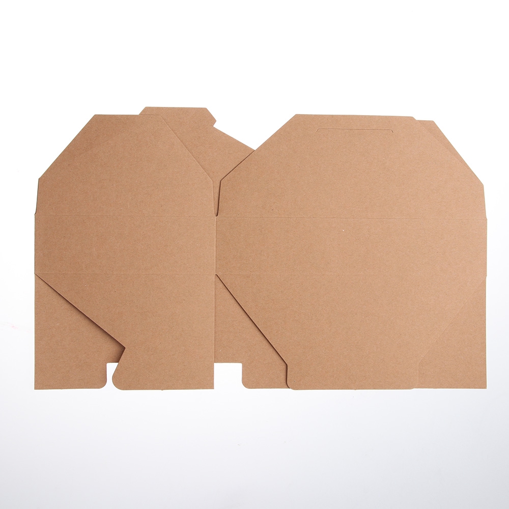 SUYOU 10Pcs Brown &amp; White Envelope Case Gift Packaging Cookie Presents Candies Paper Box