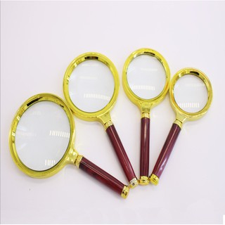 Kính lúp phóng đại cầm tay loại to 90mm 10X thiết kế tiện dụng MAGNIFIER Phóng Đại 10 lần