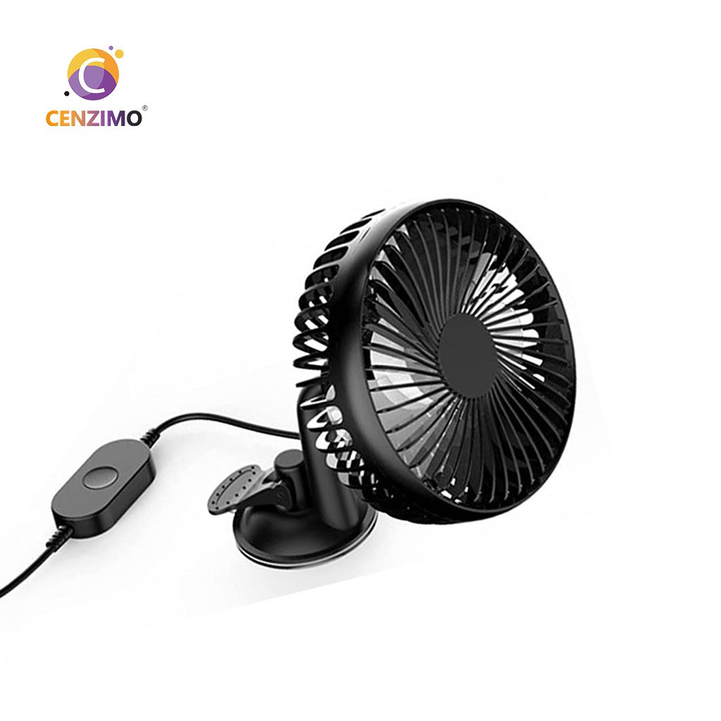 Quạt USB mini 5V ⚡FREESHIP⚡ có núm hút dùng cho Văn Phòng, Gia đình, Xe hơi, Ô tô quạt chạy cực êm với 3 mức số