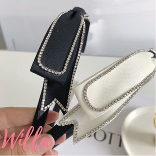 Băng đô cài tóc đính đá thanh lịch Willa