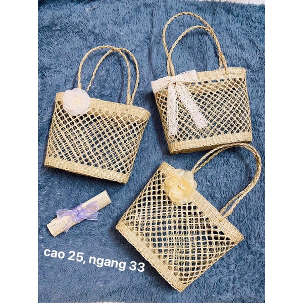 Túi cói - lục bình vintage đi biển thiết kế hàng đẹp SẴN HÀNG( sỉ và lẻ)