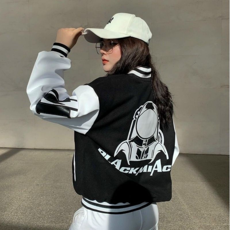 Áo bomber nam nữ unisex khoác gió jacket dù 2 lớp cúc bấm form rộng local brand ulzzang phong cách hàn quốc đep MIACK