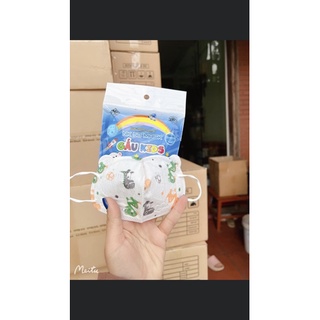 khẩu trang gấu e bé sét 50 chiếc