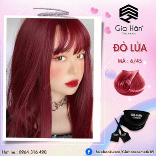 Thuốc Nhuộm Tóc Màu ĐỎ LỬA Không Tẩy - LUXURY HAIR - TN045