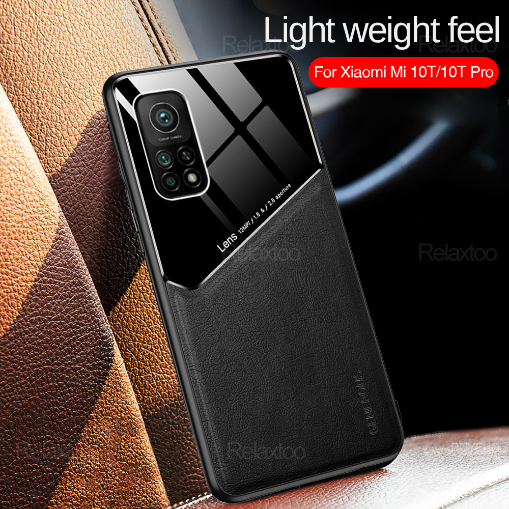 Ốp điện thoại da chống sốc sang trọng cho xiaomi mi 10t pro 10 ultra note 10 note 10 lite cc9 pro