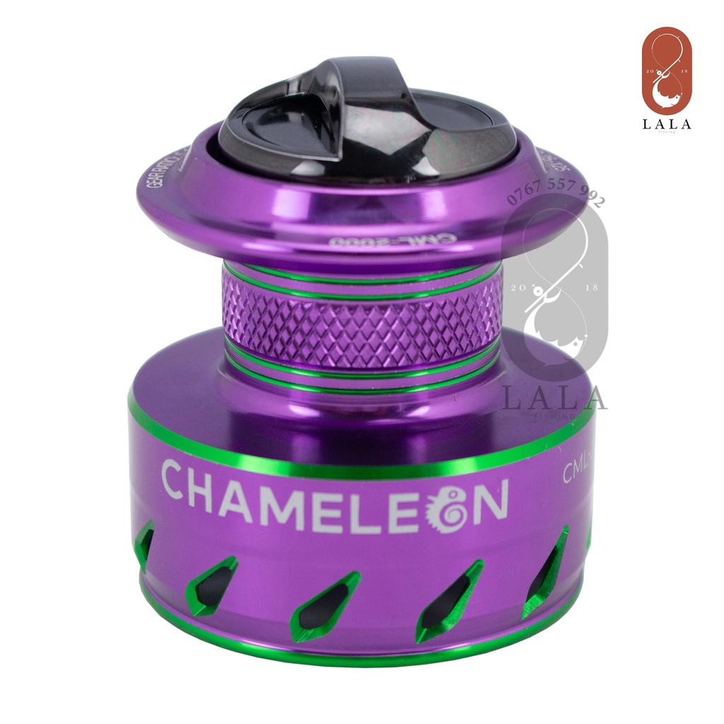 Máy câu cá Pioneer Chameleon CML đủ size full kim loại, chịu tải cao - phiên bản máy câu cá màu sắc &quot;tắc kè hoa&quot;