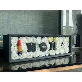 Set quà FLORITTA [Thạch cao thơm + Hoa sáp vĩnh cửu]