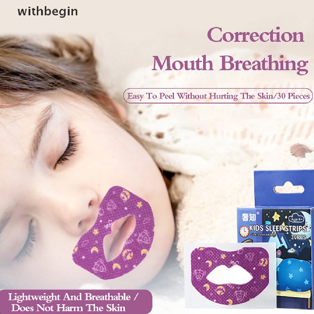 Bộ 30 Miếng Dán Chống Ngáy Giúp Cố Định Giấc Ngủ Ngon Dành Cho Người Lớn Và Trẻ Em