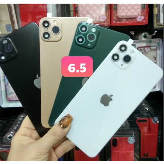 [Sale giá sỉ] Miếng dán lưng độ giả iphone X/Xs/ XR/ Xs Max thành Iphone11 / 11 Pro / 11 ProMax Siêng sang