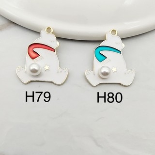 Charm kim loại hình con gấu