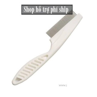 Hỗ trợ Ship- (1 chiếc) Lược chải ve rận bọ chét cho chó mèo-lược tay dài