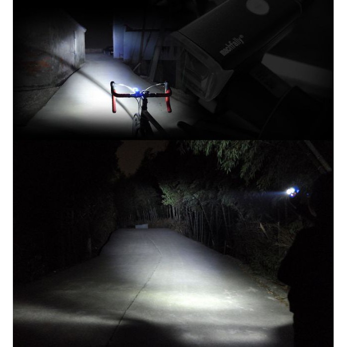 Đèn pha xe đạp Machfally EOS100 sạc USB 180 Lumen