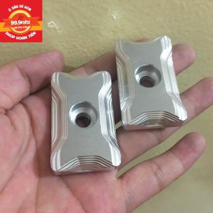 Nắp Tăng Sên Âm Exciter/ Winner/ Sonic/ Satria/ Raider Nhôm CNC Kèm 2 Ốc Lục Giác 8li40 Mẫu Gợn Sóng