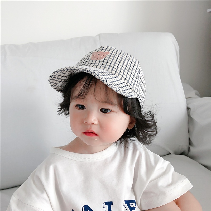Mũ Lưỡi Trai Cho Bé Hình Gấu Siêu Dễ Thương Phong Cách Hàn Quốc Cho Bé Trai Bé Gái 1 đến 2 tuổi