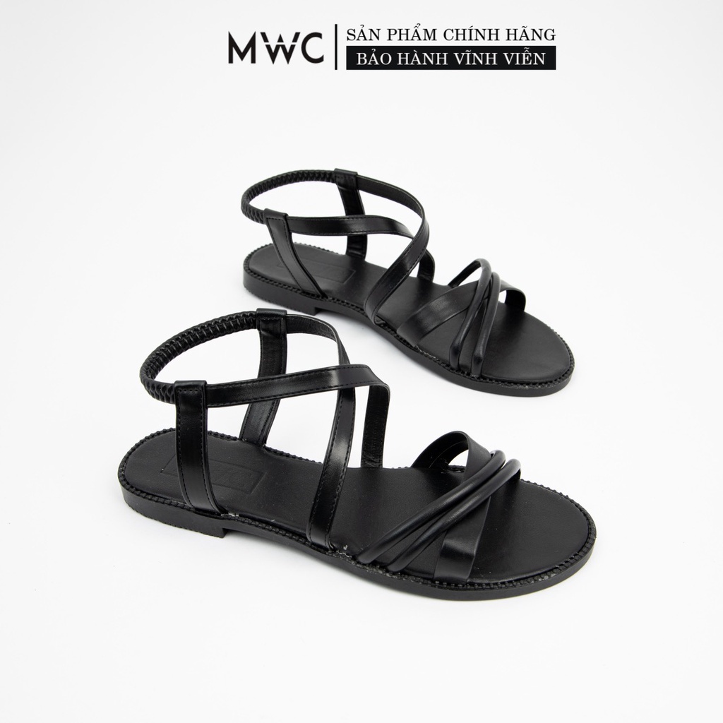 Giày Sandal MWC Đế Bệt Quai Mảnh Phối Phong Cách Chiến Binh NUSD - 2773