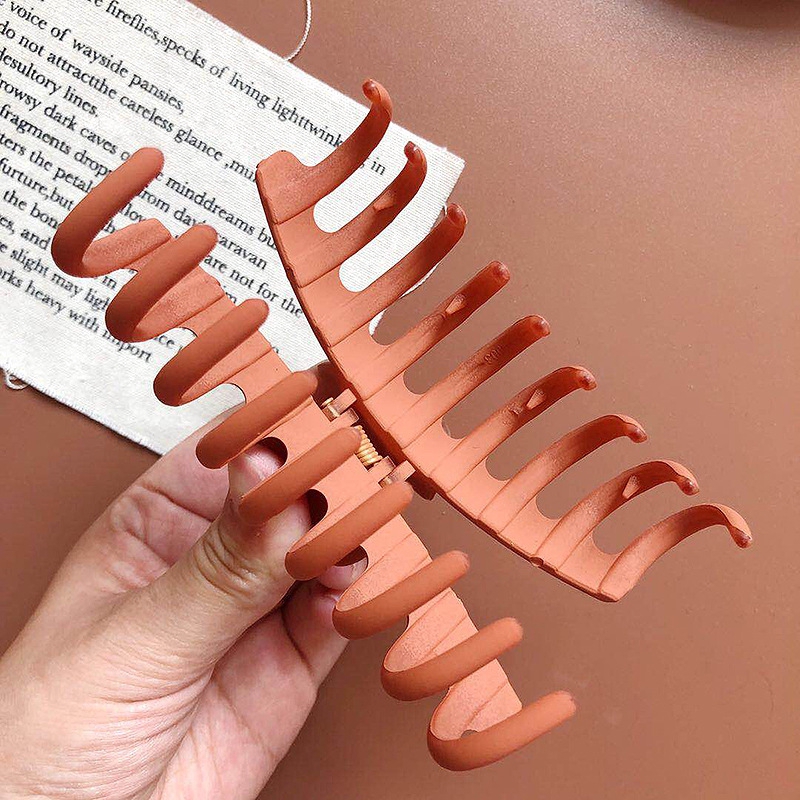 Kẹp Càng Cua Màu Trơn Phong Cách Hàn Quốc